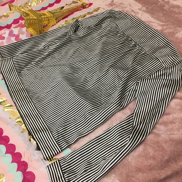 Guess Navy blue and white striped nautical blouse - Picture 2 of 6